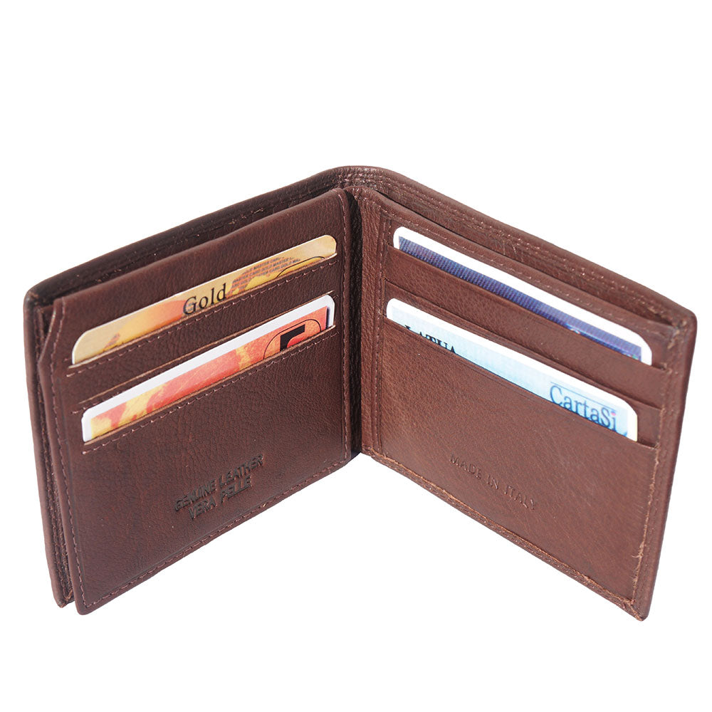 Ezio GM leather wallet - Made In Italy