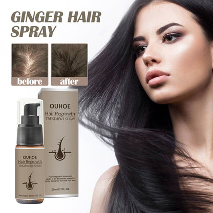 Ginger Hair Spray, Prevent Hair Loss, Moisturize Strengthen And Thicken Hair Care For Hair Spray