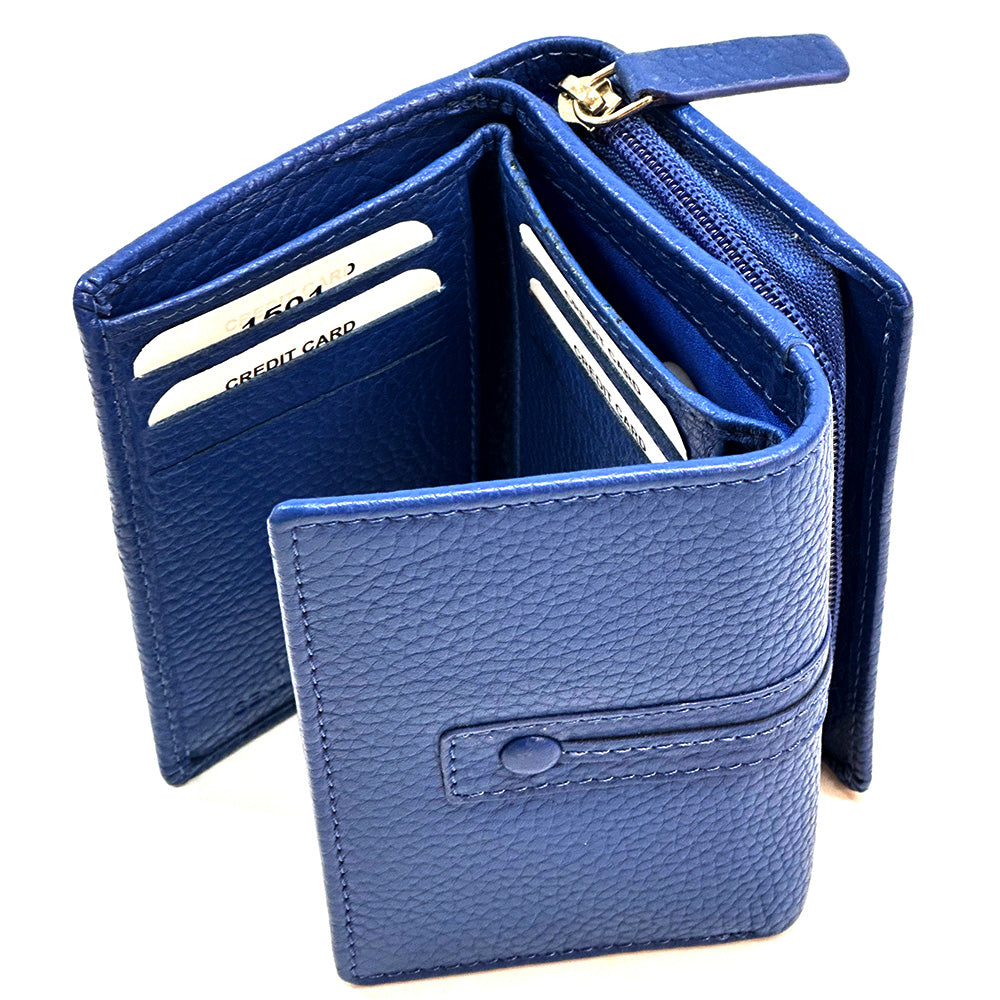 Jessa cow leather wallet - Made In Italy