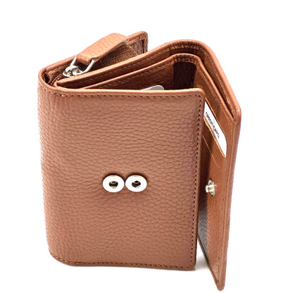 Jessa cow leather wallet - Made In Italy