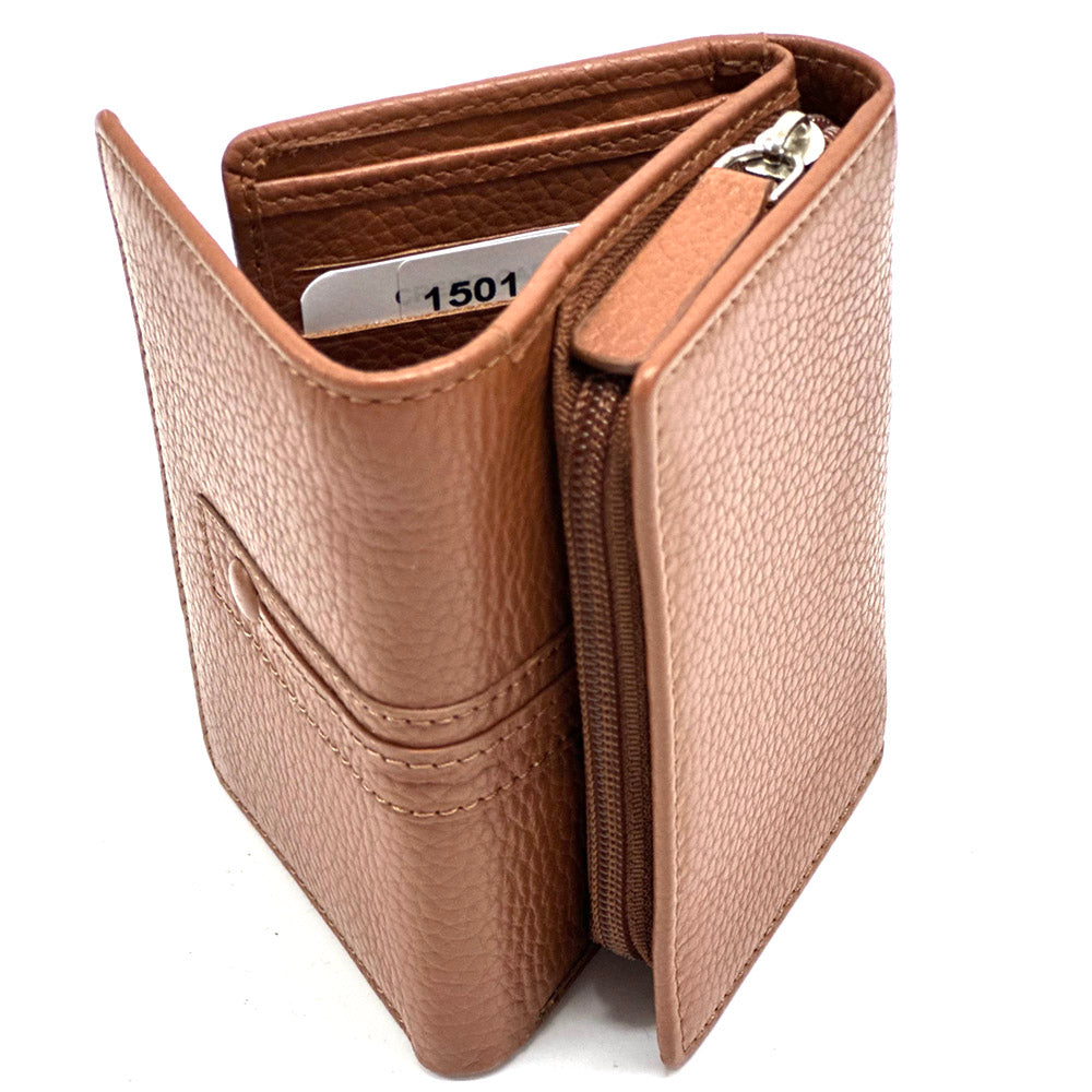 Jessa cow leather wallet - Made In Italy