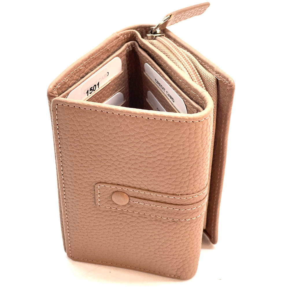 Jessa cow leather wallet - Made In Italy