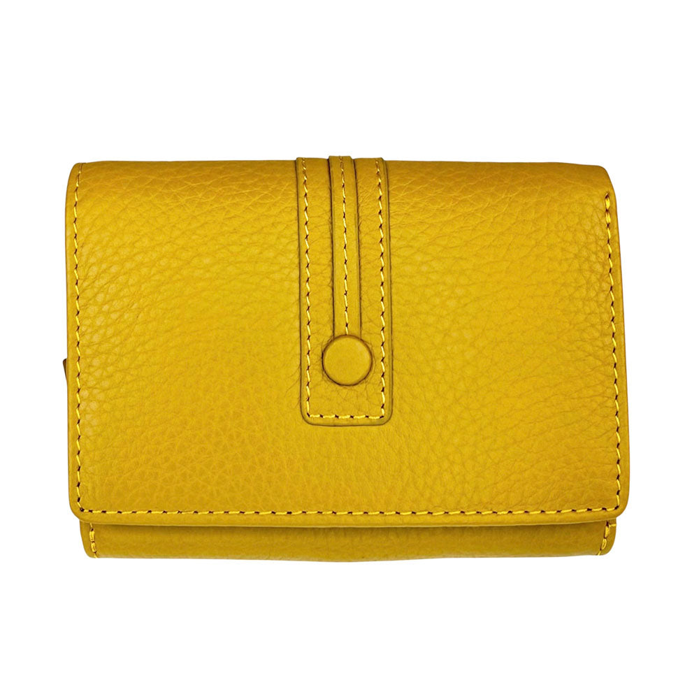 Jessa cow leather wallet - Made In Italy