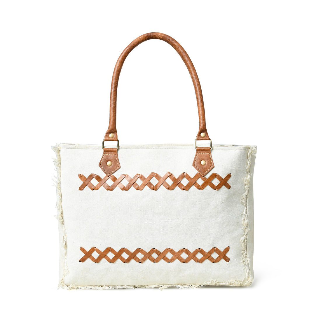 Urban Zigzag Canvas Shopper&