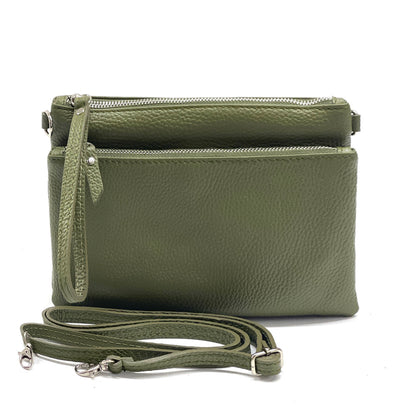 Sara Crossbody Leather Bag - made in ITALY