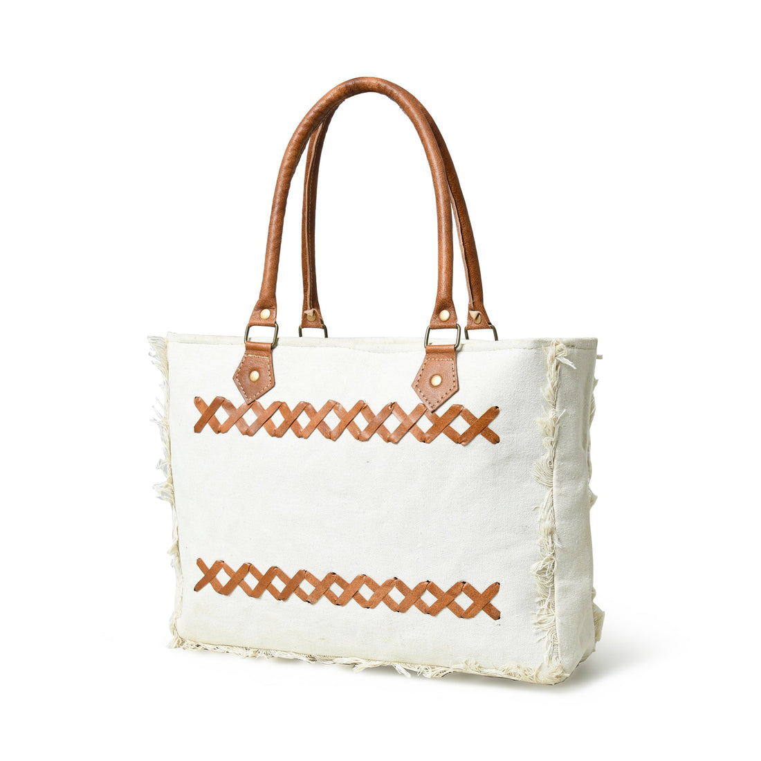 Urban Zigzag Canvas Shopper&