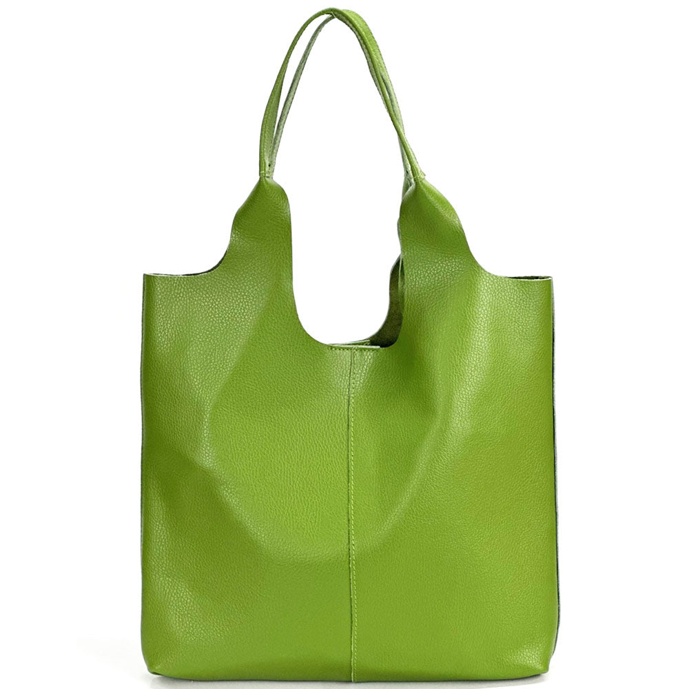 Claudia Soft Italian Cow Leather Tote Bag - Made In Italy