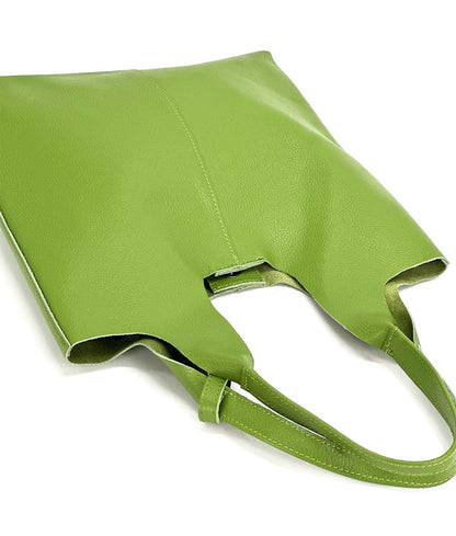 Claudia Soft Italian Cow Leather Tote Bag - Made In Italy