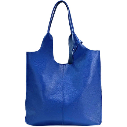 Claudia Soft Italian Cow Leather Tote Bag - Made In Italy