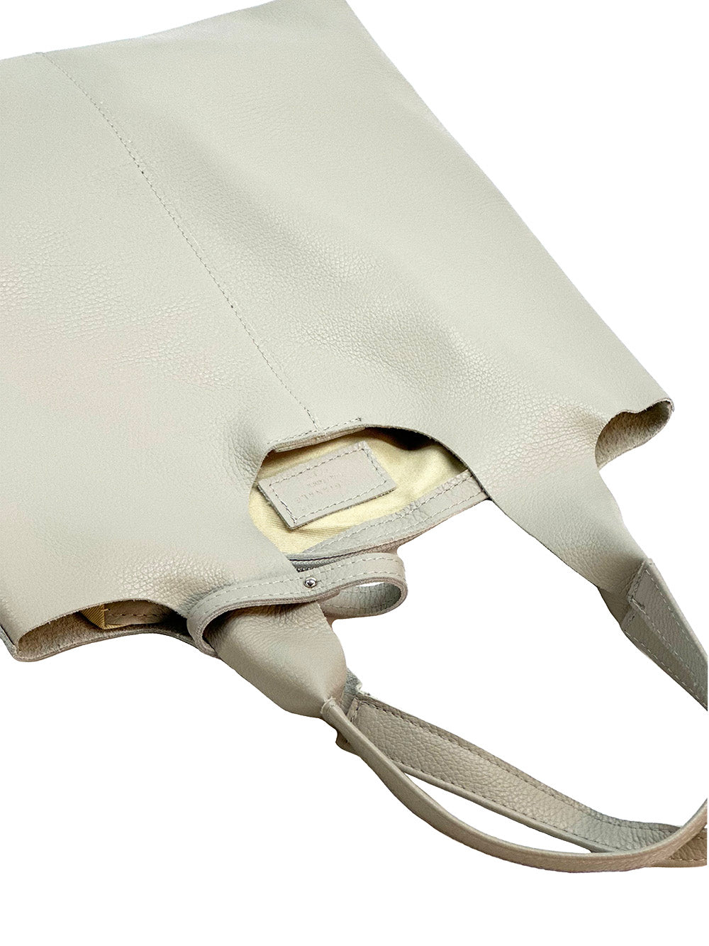 Claudia Soft Italian Cow Leather Tote Bag - Made In Italy