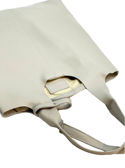 Claudia Soft Italian Cow Leather Tote Bag - Made In Italy