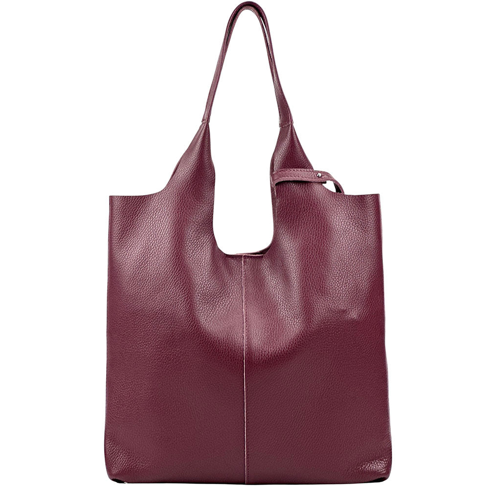 Claudia Soft Italian Cow Leather Tote Bag - Made In Italy