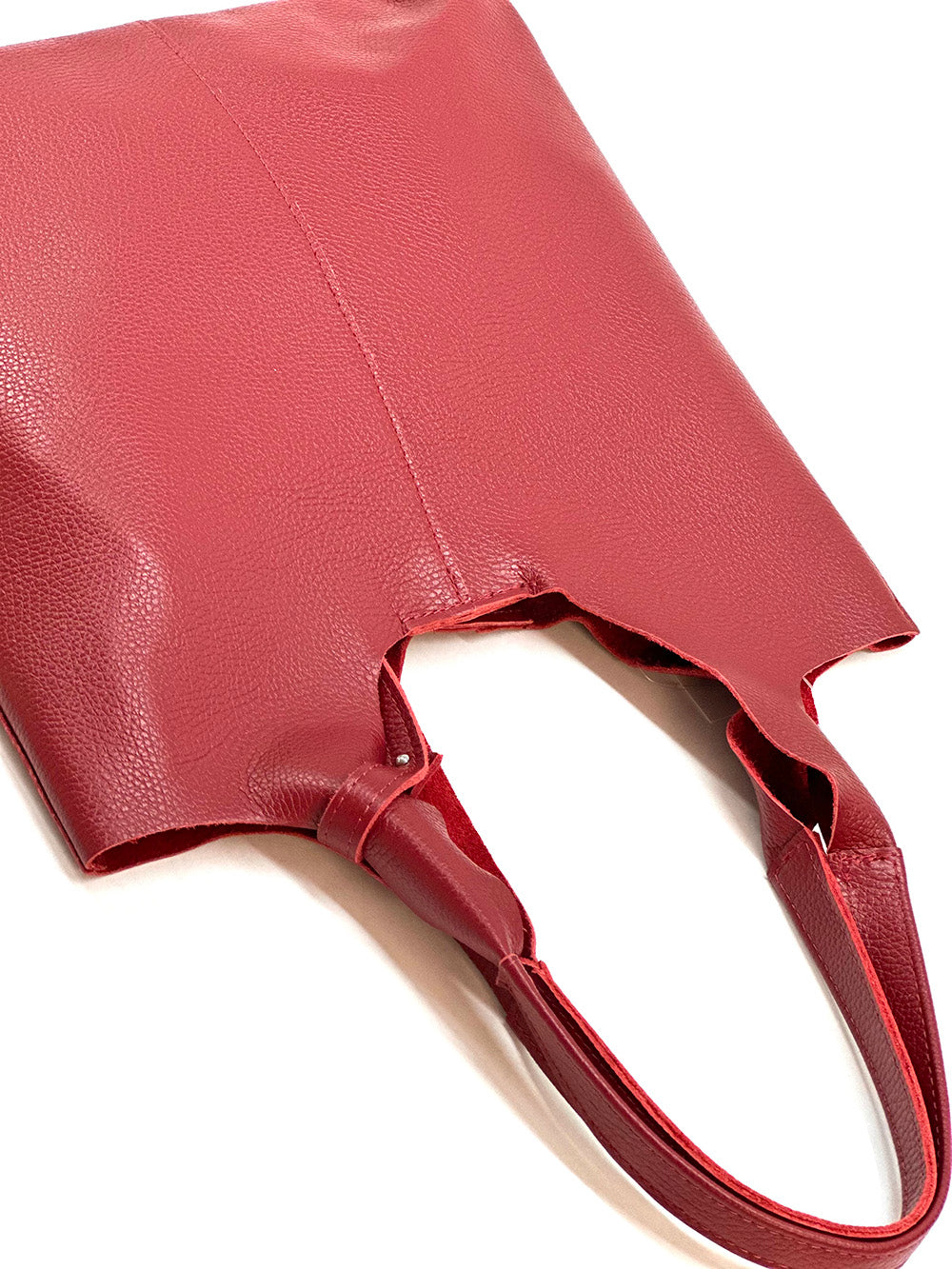 Claudia Soft Italian Cow Leather Tote Bag - Made In Italy