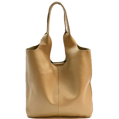 Claudia Soft Italian Cow Leather Tote Bag - Made In Italy