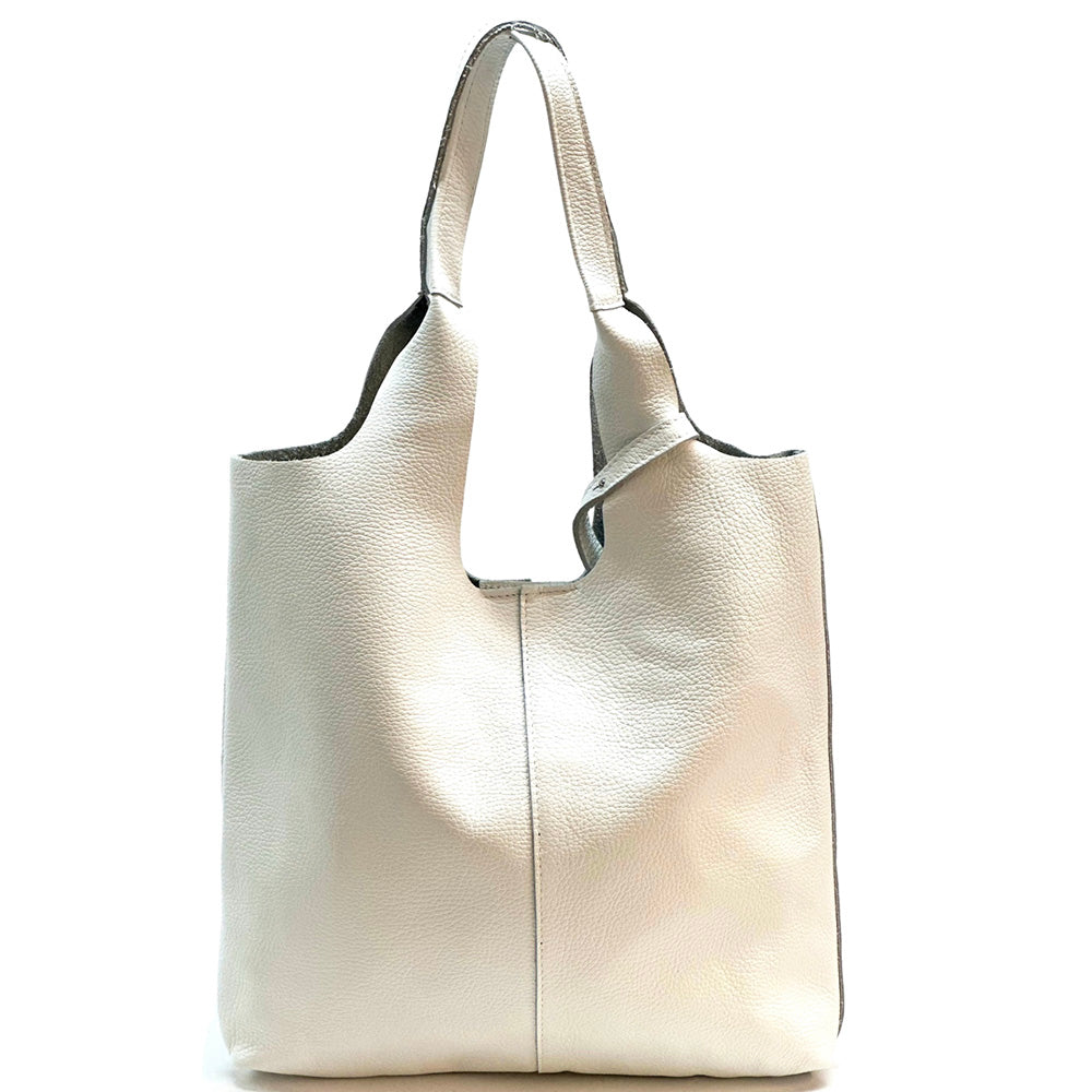 Claudia Soft Italian Cow Leather Tote Bag - Made In Italy