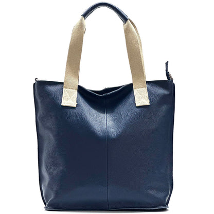 Zelina Italian Genuine Leather Tote Bag - Made In Italy