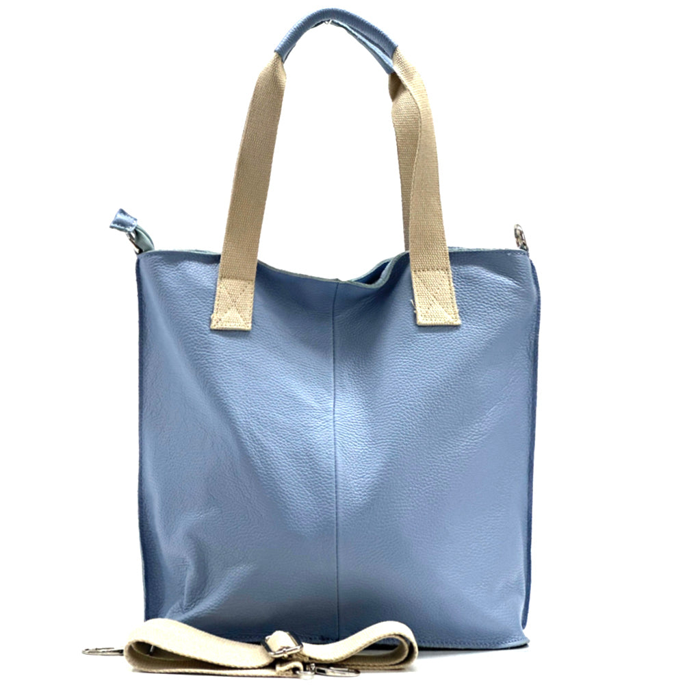 Zelina Italian Genuine Leather Tote Bag - Made In Italy