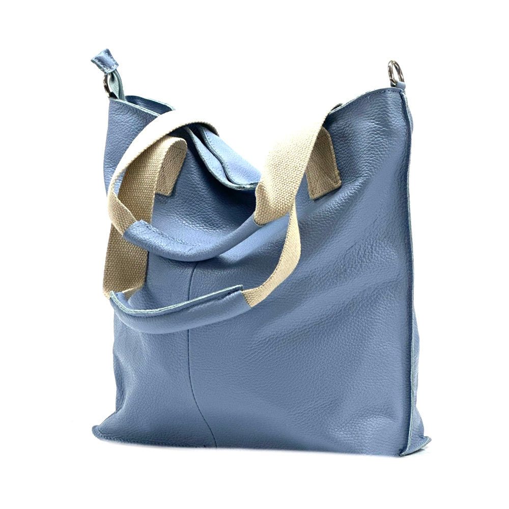 Zelina Italian Genuine Leather Tote Bag - Made In Italy