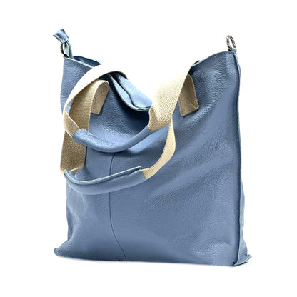 Zelina Italian Genuine Leather Tote Bag - Made In Italy