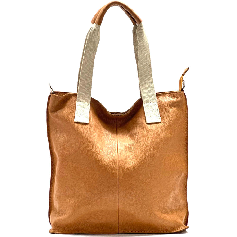 Zelina Italian Genuine Leather Tote Bag - Made In Italy