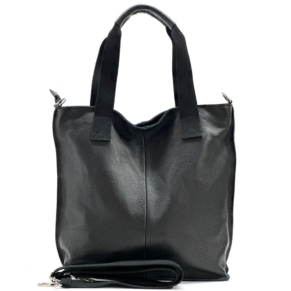 Zelina Italian Genuine Leather Tote Bag - Made In Italy