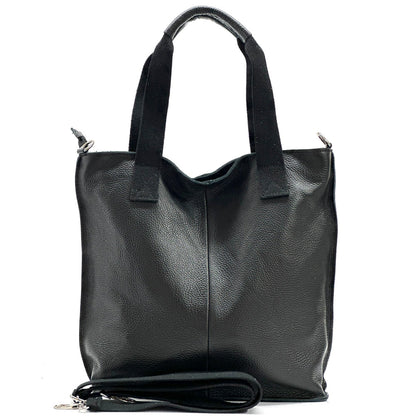 Zelina Italian Genuine Leather Tote Bag - Made In Italy