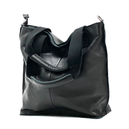 Zelina Italian Genuine Leather Tote Bag - Made In Italy