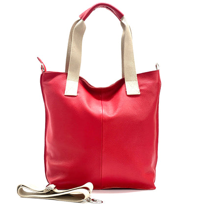 Zelina Italian Genuine Leather Tote Bag - Made In Italy