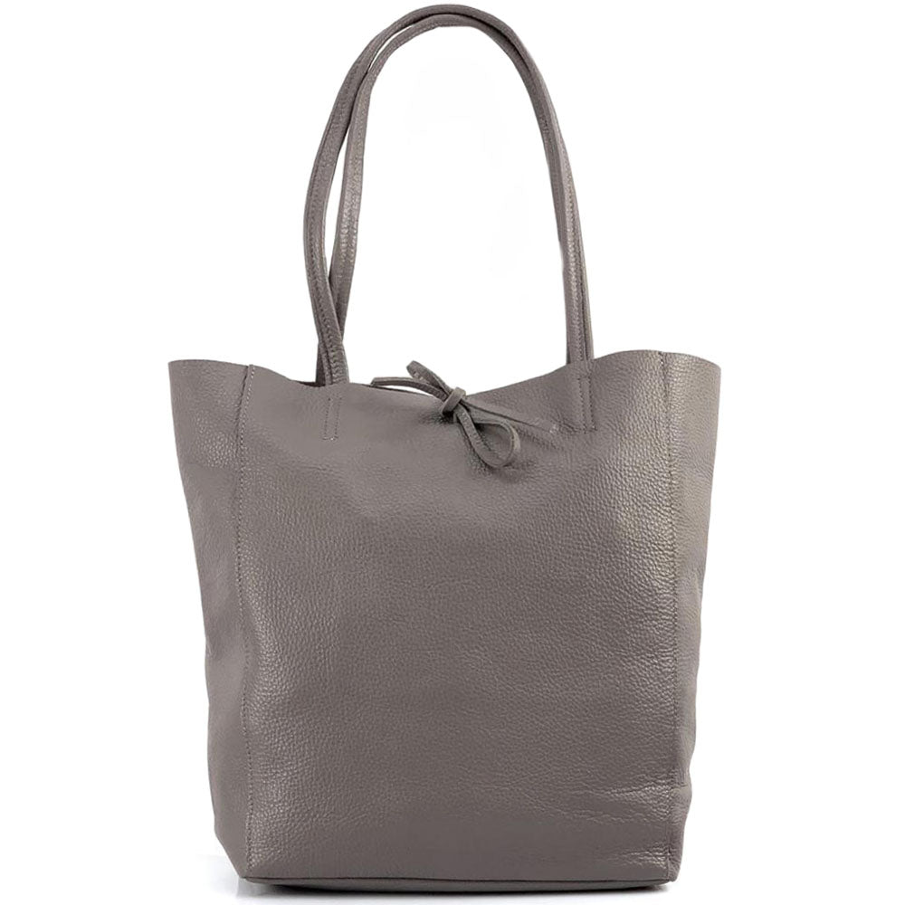 Babila Italian Genuine Leather Tote Bag - Made In Italy