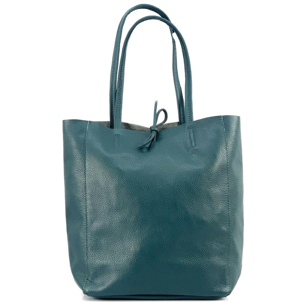 Babila Italian Genuine Leather Tote Bag - Made In Italy