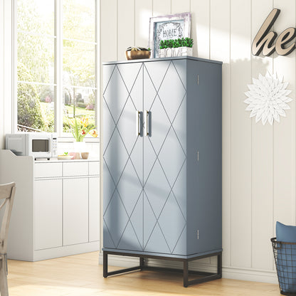51&quot; Office Cabinet with Adjustable Shelves, Office Organization Storage Cabinet