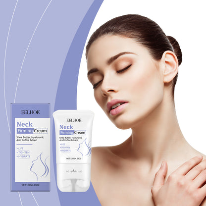 EELHOE Firming Roller Neck Cream, Hydrating, Moisturizing, Firming, Lightening Neck Lines, Nourishing And Massaging Neck Cream
