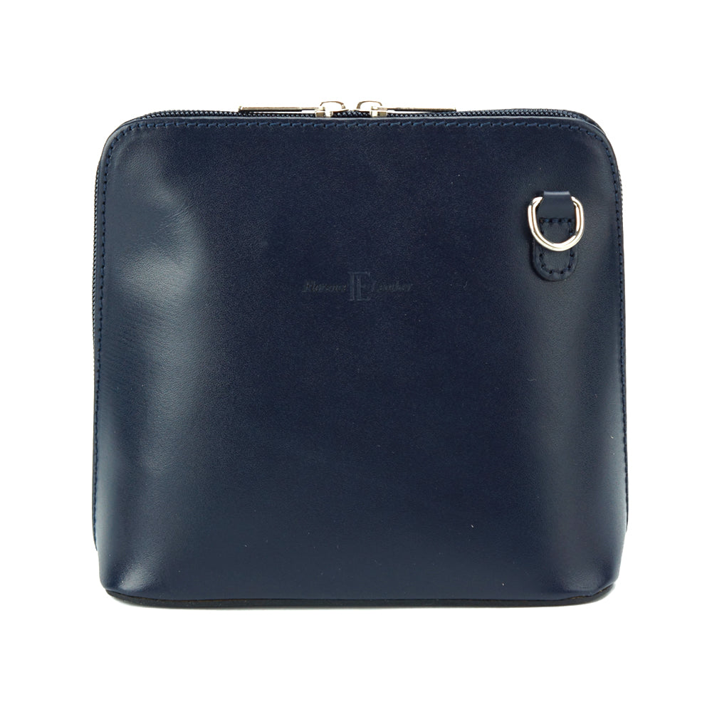 Dalida leather cross-body bag - Made In Italy