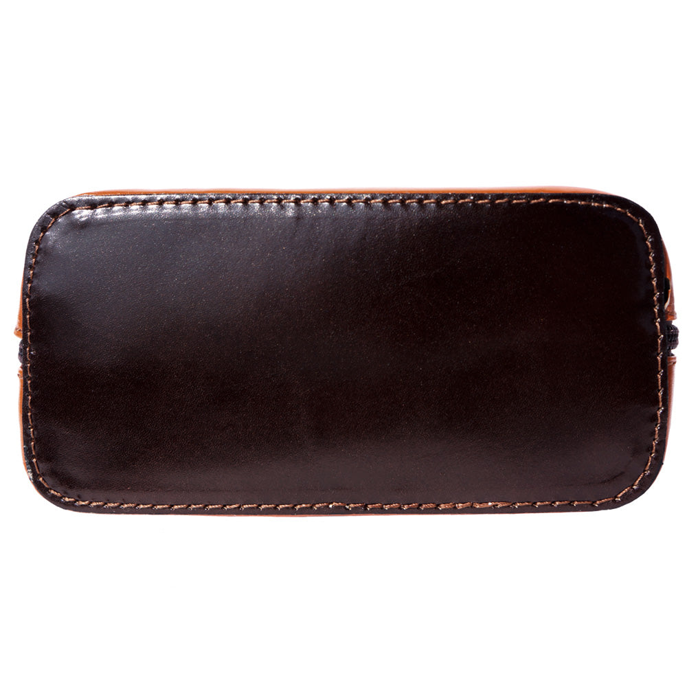 Dalida leather cross-body bag - Made In Italy