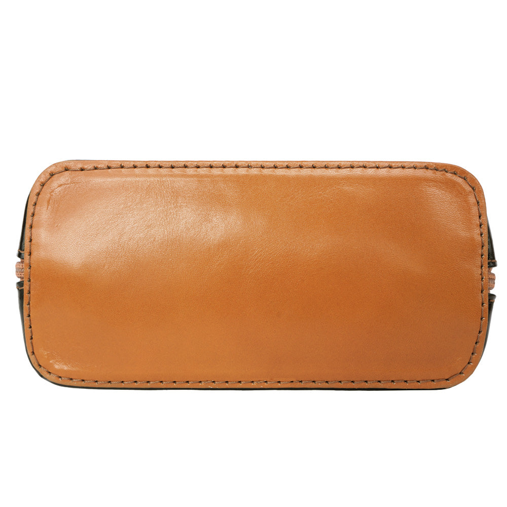 Dalida leather cross-body bag - Made In Italy