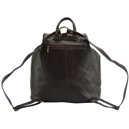 Irene leather Backpack - Made In Italy