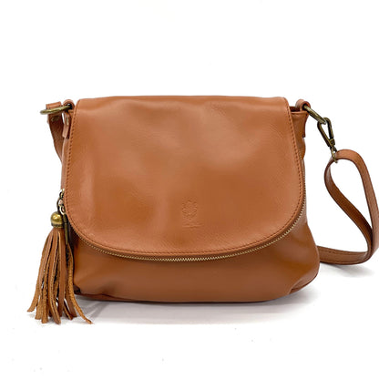 Gioia Cross-body leather bag - Made In Italy