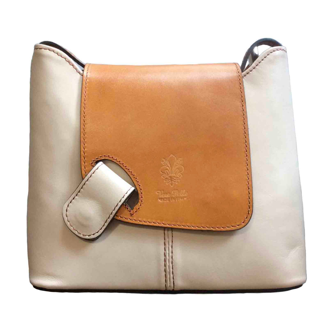 Marta Leather Shoulder Bag - Made In Italy