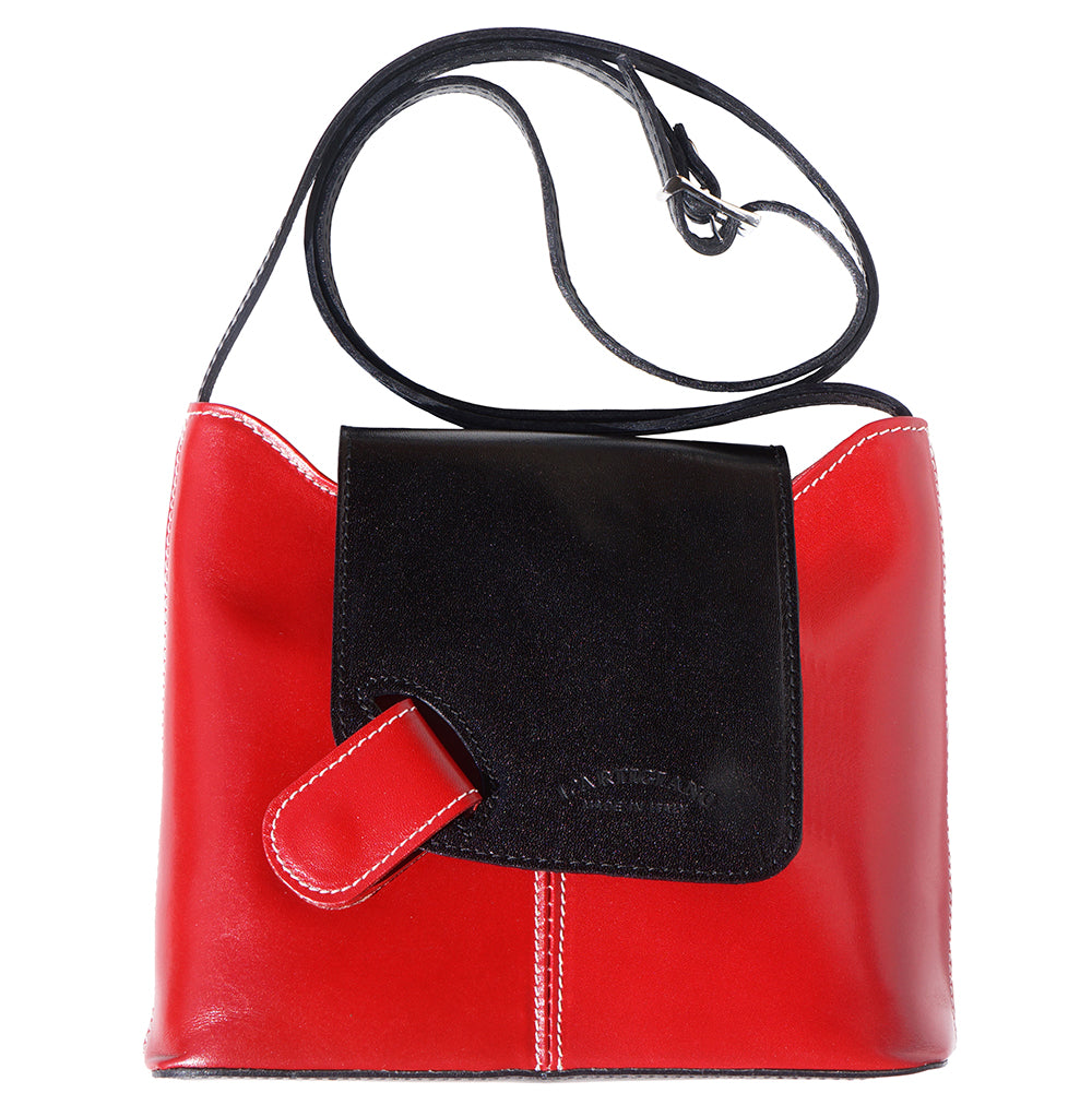 Marta Leather Shoulder Bag - Made In Italy