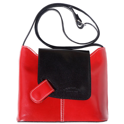 Marta Leather Shoulder Bag - Made In Italy