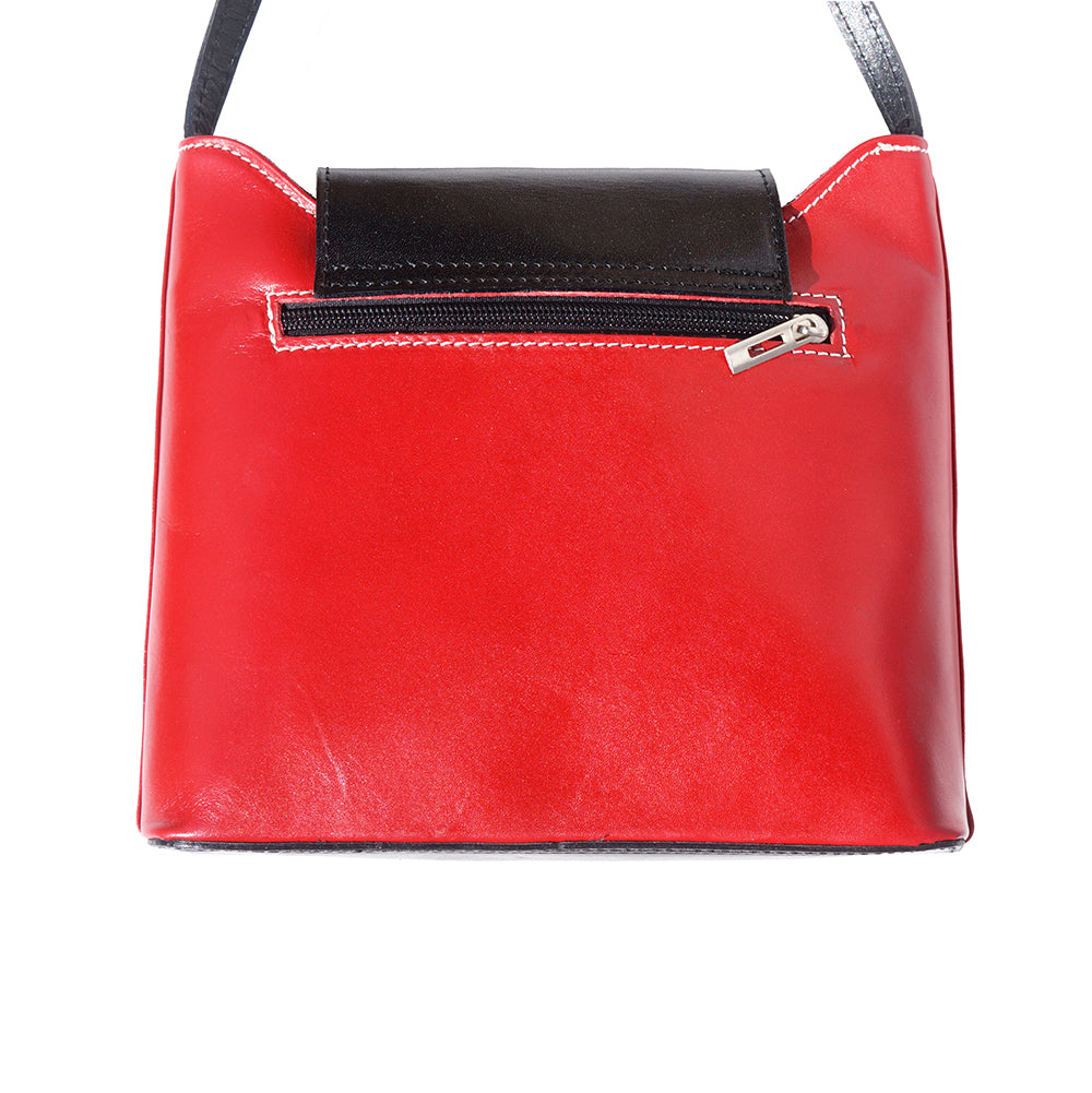 Marta Leather Shoulder Bag - Made In Italy