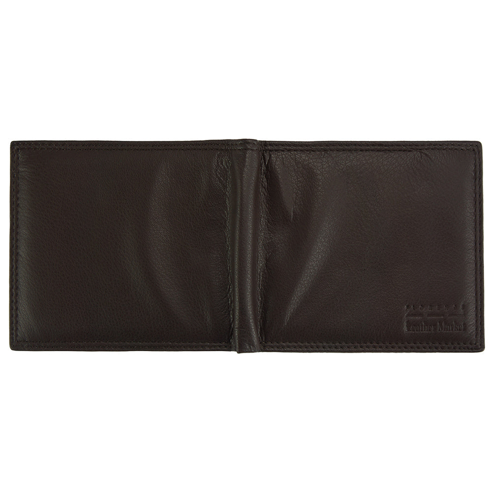 Ezio GM leather wallet - Made In Italy