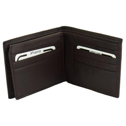 Ezio GM leather wallet - Made In Italy