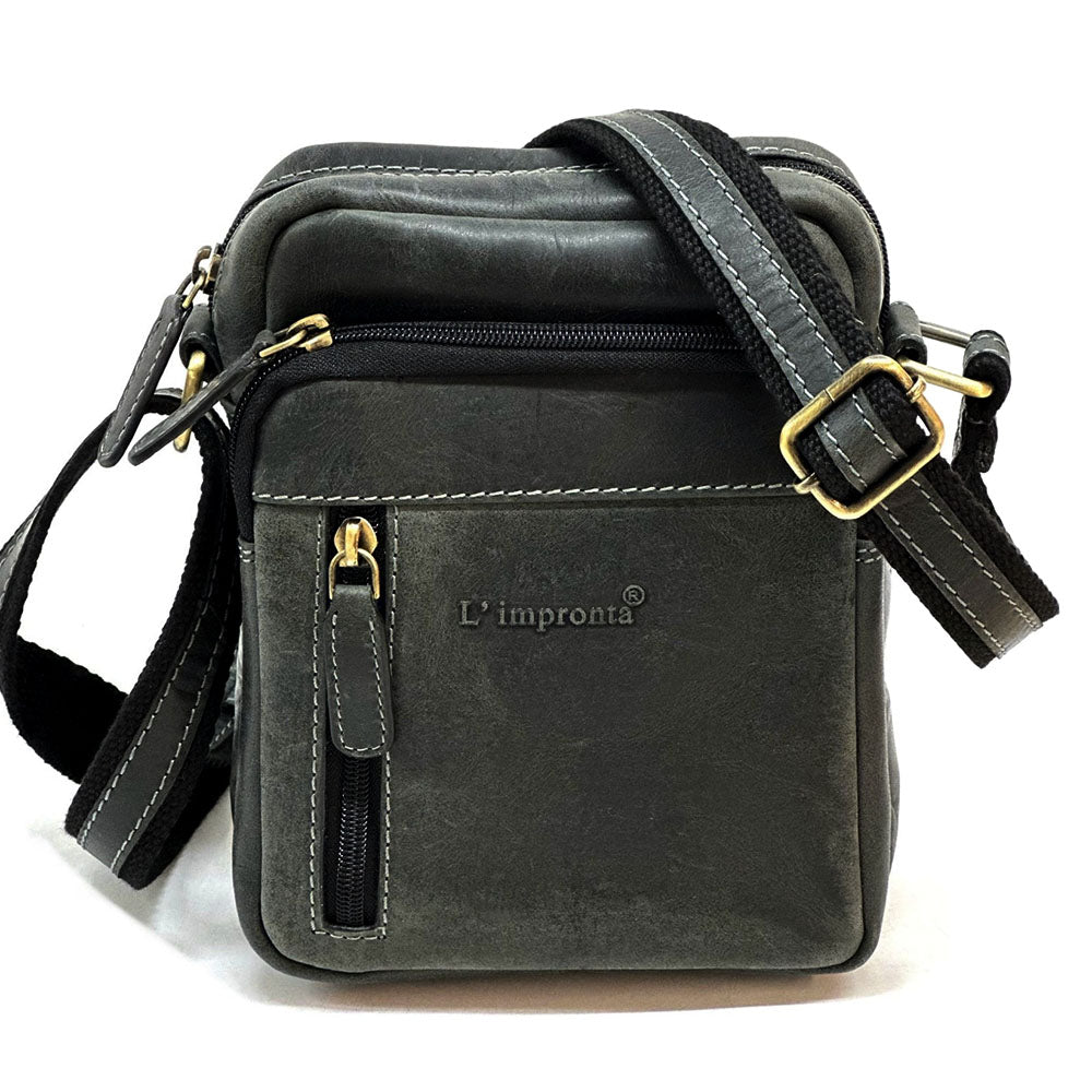Leandro Men’s Cow Leather Travel Organizer Bag - Made In Italy