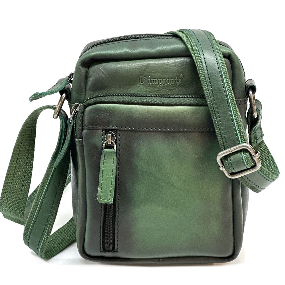 Leandro Men’s Cow Leather Travel Organizer Bag - Made In Italy
