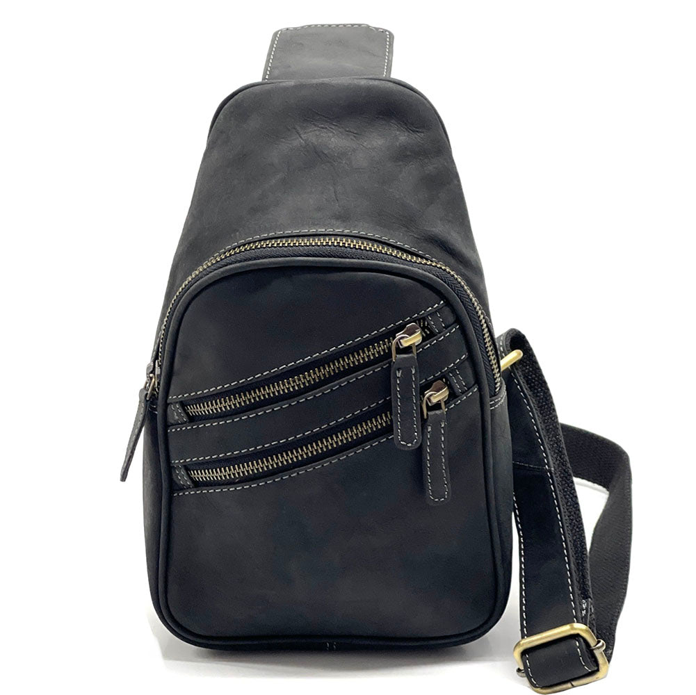 Harvey Sling Bag in cow leather - Made In Italy