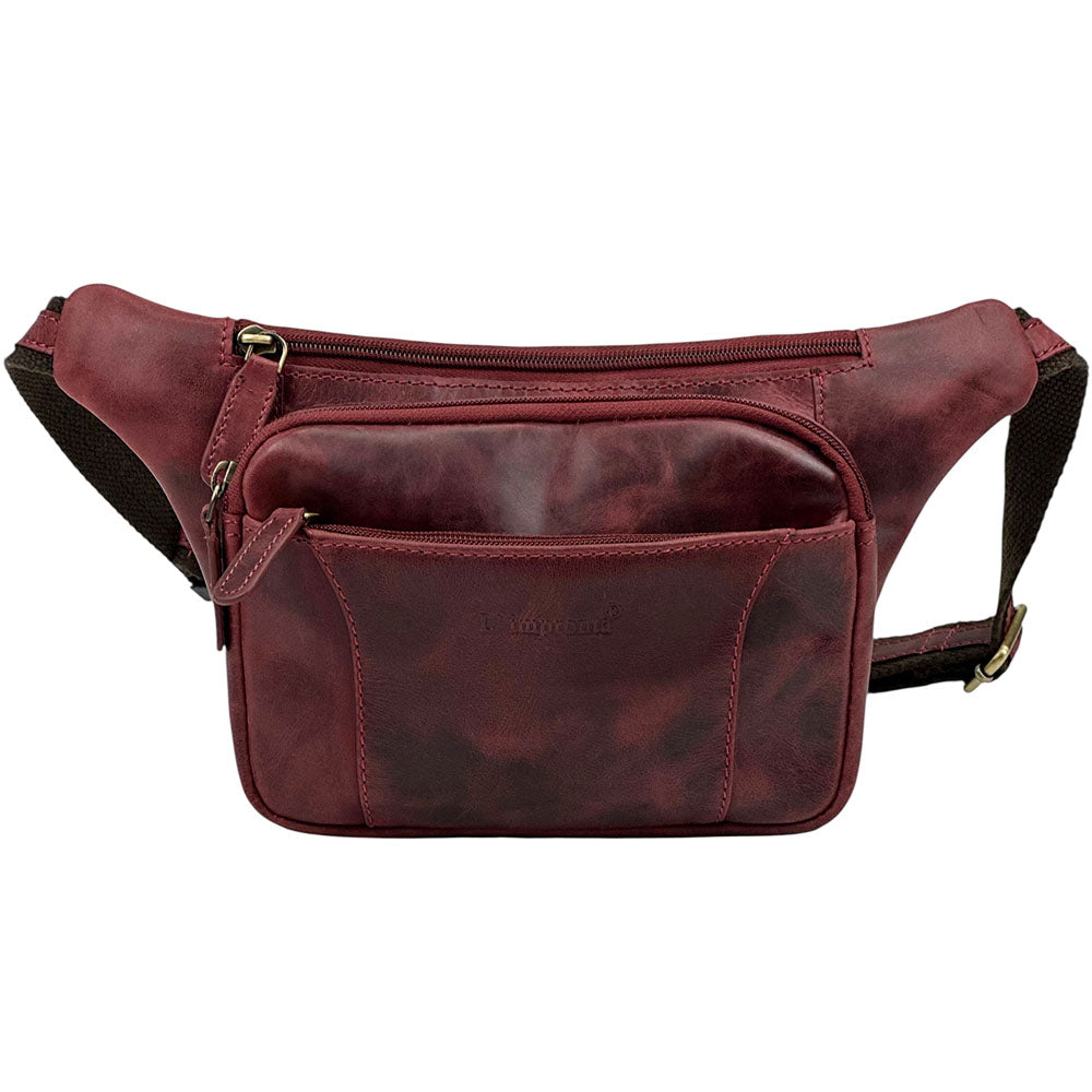 Vivaldo Cow Leather Waist Bag - Made In Italy