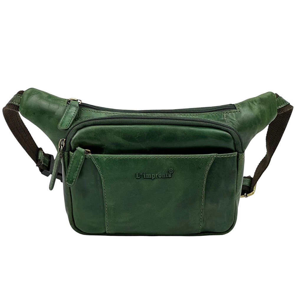 Vivaldo Cow Leather Waist Bag - Made In Italy