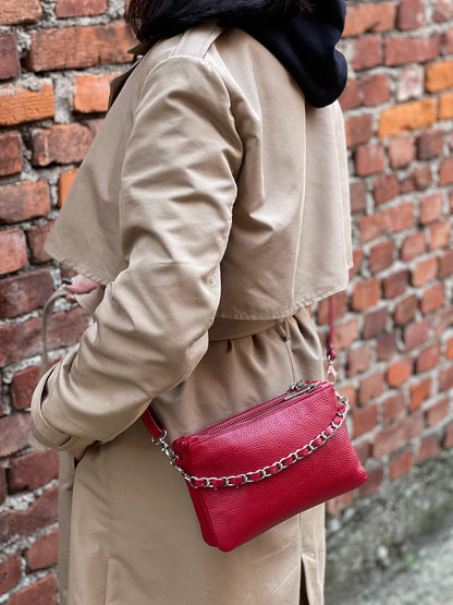 Fernanda Leather Clutch - made in Italy