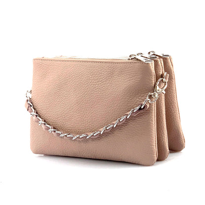 Fernanda Leather Clutch - made in Italy